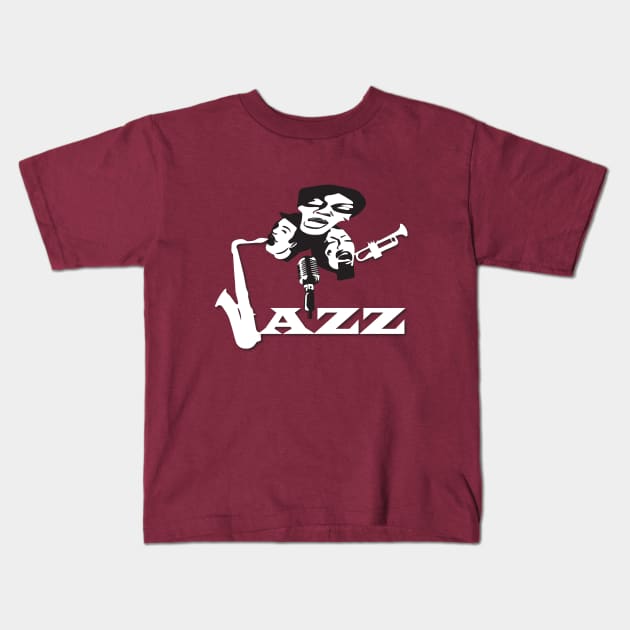 Jazz Kids T-Shirt by dddesign